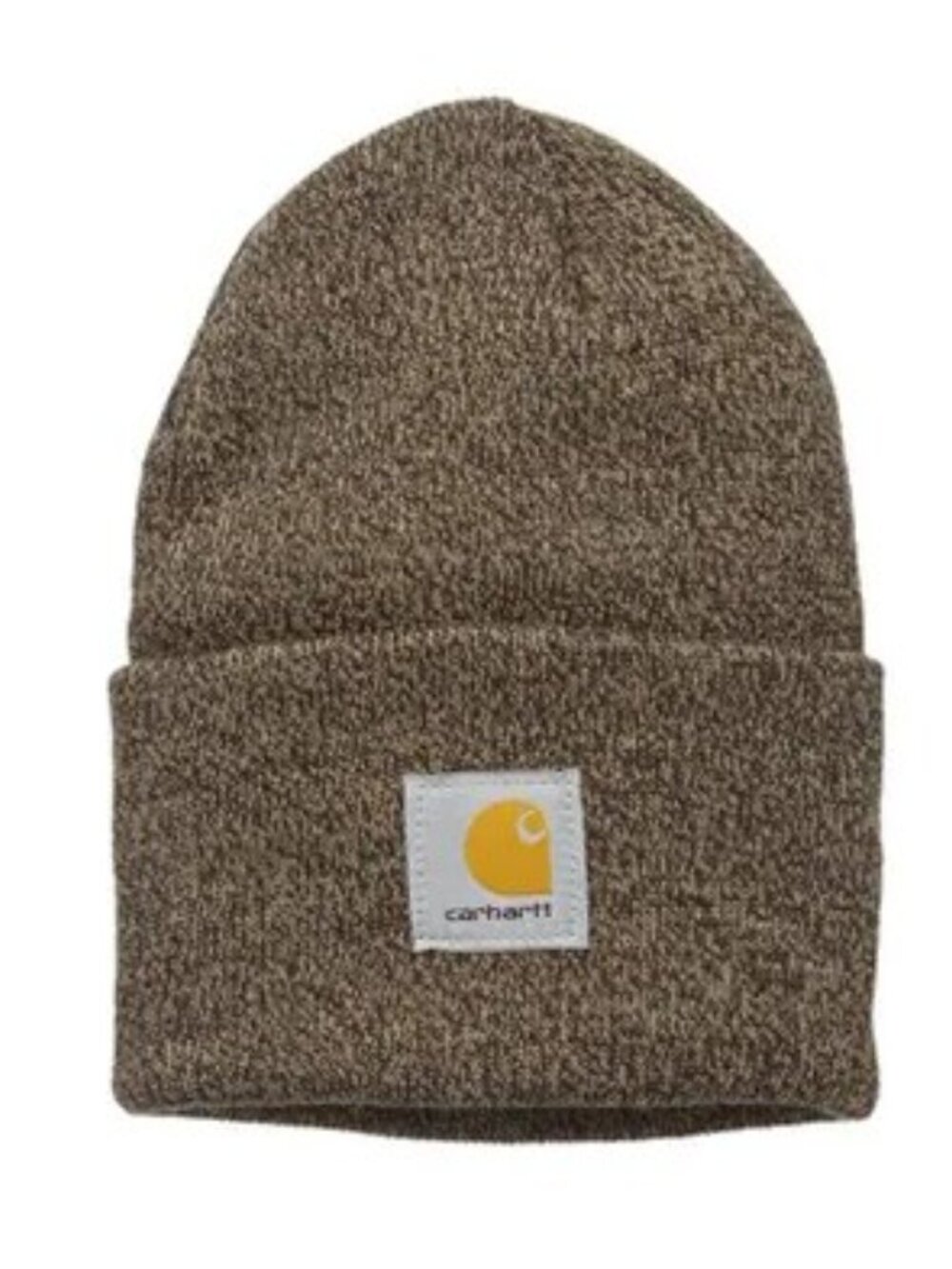 Carhartt WIP Watch Beanie with Logo Patch in Sandstone